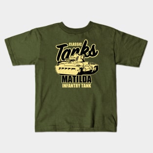 WW2 Matilda Tank Kids T-Shirt